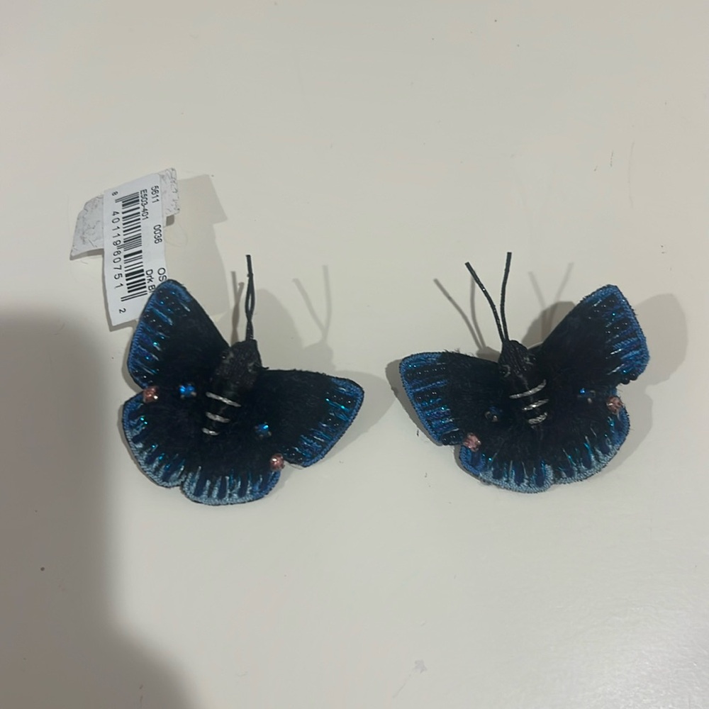 NWT Mignonne Gavigan Butterfly Earrings